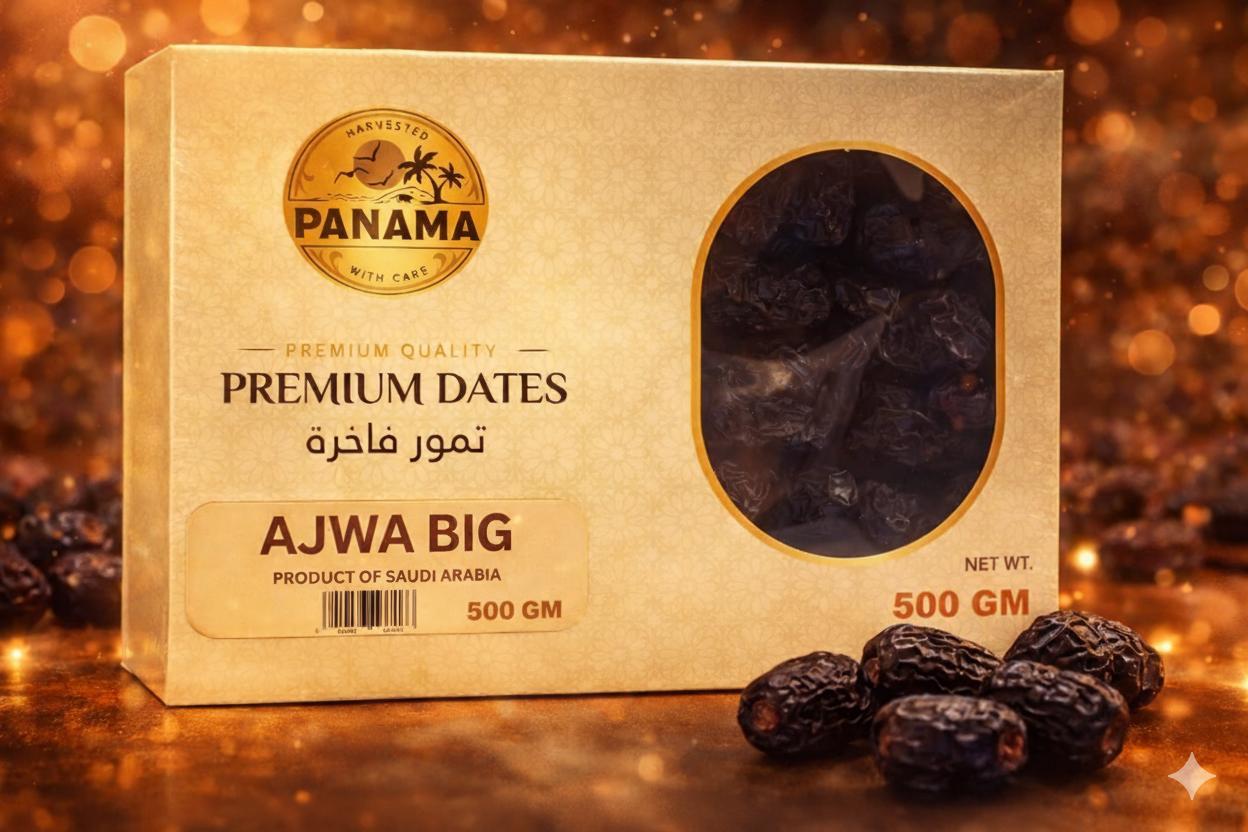 PANAMA DATES AJWA BIG 500 GM